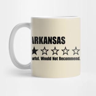 Arkansas One Star Review Mug